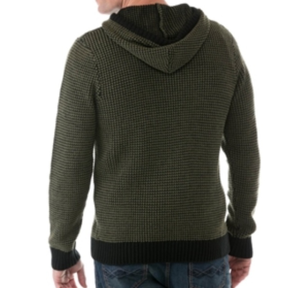 NWT Unionbay Men’s Juno Textured Army Green Hoodie - Picture 2 of 9